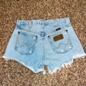 Denim Wrangler Shorts (size 25)